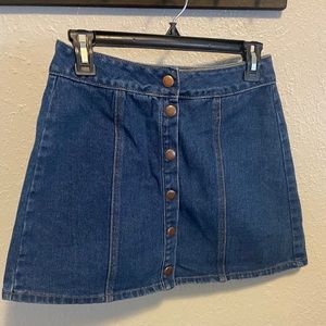 Denim skirt
